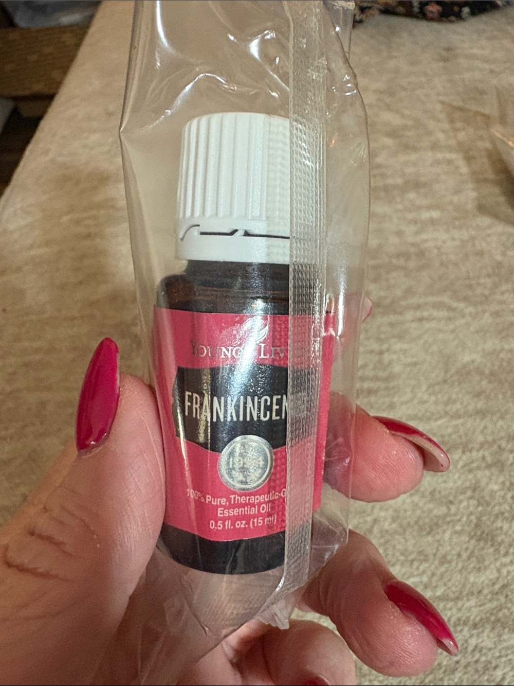Young Living Frankincense Essential Oil – Pink Label Bottle